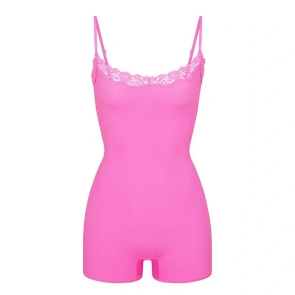 Skims Neon Orchid Romper